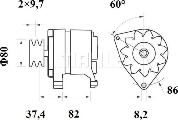 Wilmink Group WG2043888 - Генератор autocars.com.ua