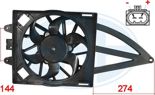 Wilmink Group WG2101680 - Вентилятор, охолодження двигуна autocars.com.ua