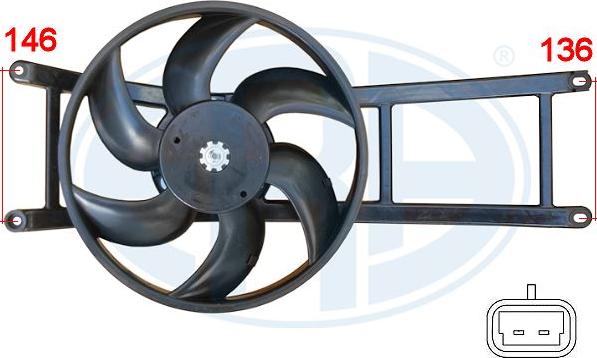 Wilmink Group WG2101747 - Вентилятор, охолодження двигуна autocars.com.ua