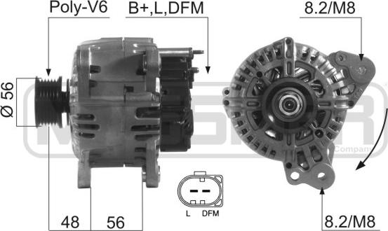 Wilmink Group WG2150887 - Генератор autocars.com.ua