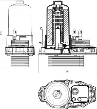 Wilmink Group WG2158891 - Корпус, масляний фільтр autocars.com.ua