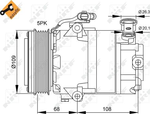 Wilmink Group WG2159119 - Компресор, кондиціонер autocars.com.ua