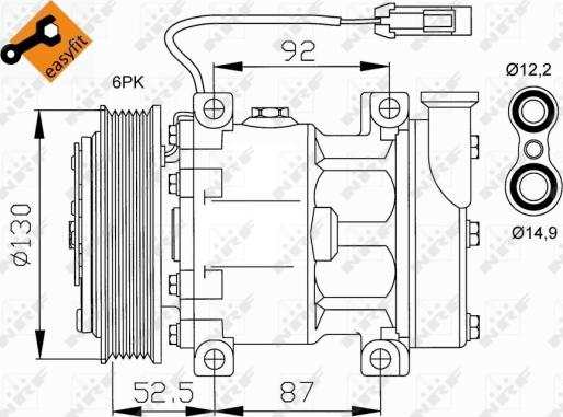 Wilmink Group WG2159145 - Компресор, кондиціонер autocars.com.ua