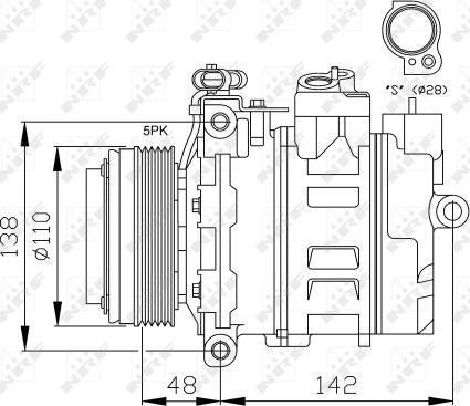 Wilmink Group WG2159147 - Компресор, кондиціонер autocars.com.ua