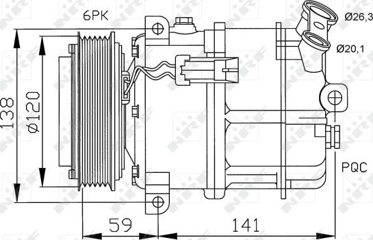 Wilmink Group WG2159199 - Компресор, кондиціонер autocars.com.ua