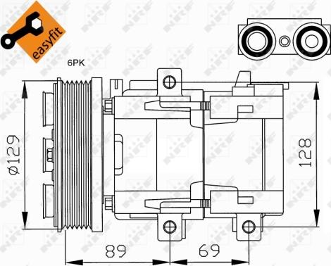 Wilmink Group WG2159221 - Компресор, кондиціонер autocars.com.ua