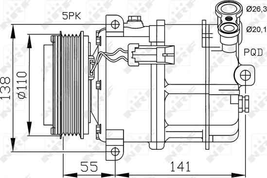 Wilmink Group WG2159298 - Компресор, кондиціонер autocars.com.ua