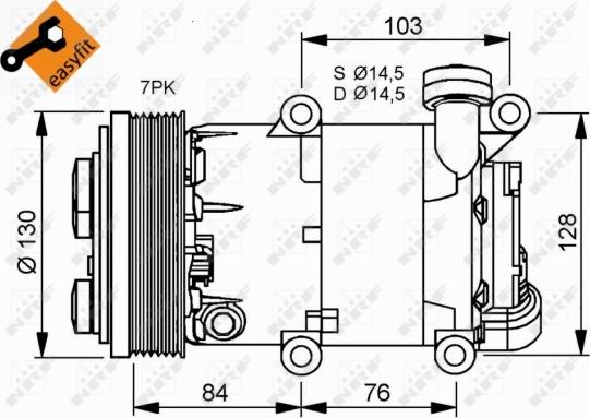 Wilmink Group WG2159320 - Компресор, кондиціонер autocars.com.ua