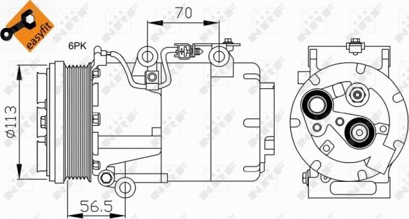 Wilmink Group WG2159544 - Компресор, кондиціонер autocars.com.ua