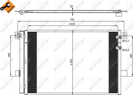 Wilmink Group WG2160498 - Конденсатор, кондиціонер autocars.com.ua