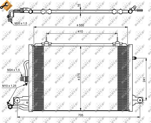 Wilmink Group WG2160581 - Конденсатор, кондиціонер autocars.com.ua