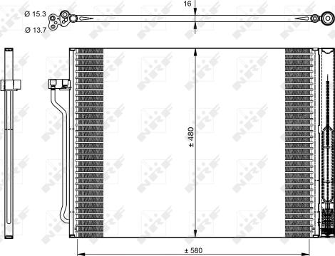 Wilmink Group WG2160585 - Конденсатор, кондиціонер autocars.com.ua