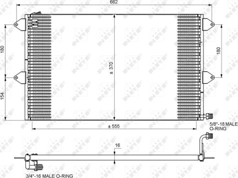 Wilmink Group WG2160599 - Конденсатор, кондиціонер autocars.com.ua