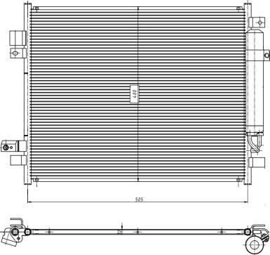 Wilmink Group WG2160675 - Конденсатор, кондиціонер autocars.com.ua
