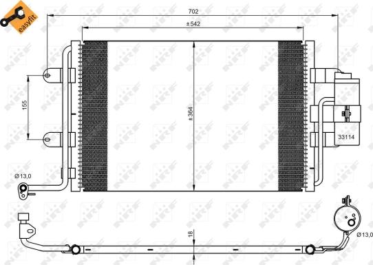 Wilmink Group WG2160796 - Конденсатор кондиционера autodnr.net