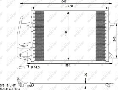 Wilmink Group WG2160808 - Конденсатор, кондиціонер autocars.com.ua