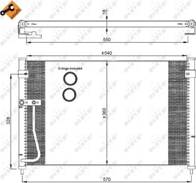 Wilmink Group WG2160835 - Конденсатор, кондиціонер autocars.com.ua