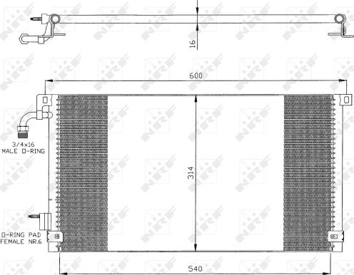 Wilmink Group WG2160845 - Конденсатор, кондиціонер autocars.com.ua