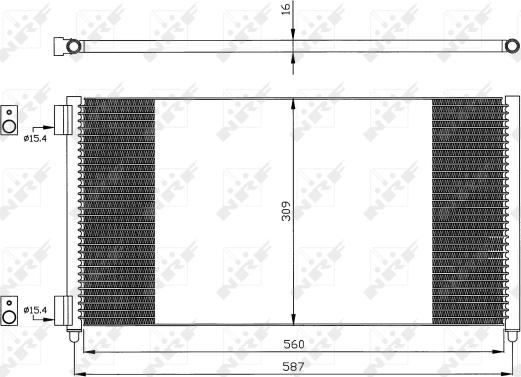 Wilmink Group WG2160935 - Конденсатор, кондиціонер autocars.com.ua