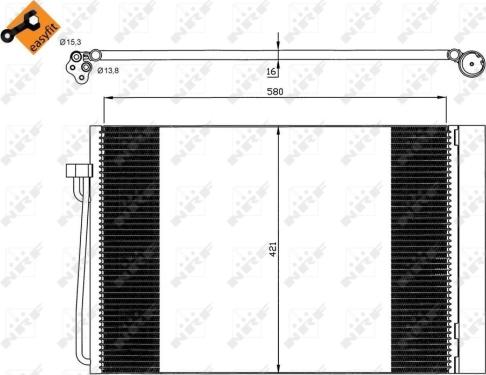 Wilmink Group WG2160966 - Конденсатор, кондиціонер autocars.com.ua