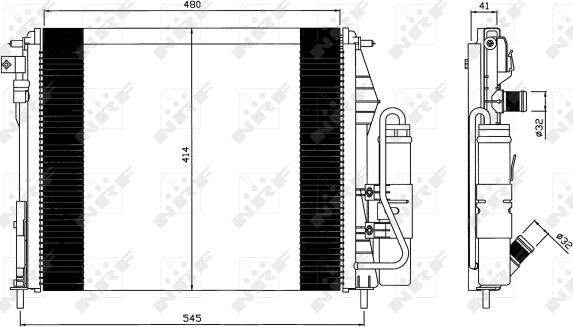 Wilmink Group WG2160974 - Конденсатор, кондиціонер autocars.com.ua