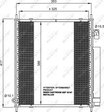 Wilmink Group WG2160987 - Конденсатор, кондиціонер autocars.com.ua