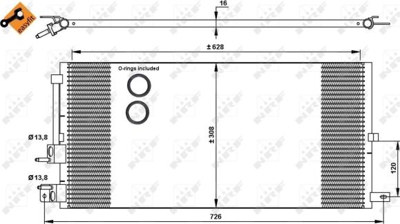 Wilmink Group WG2161170 - Конденсатор, кондиціонер autocars.com.ua