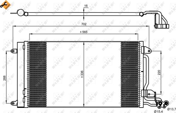 Wilmink Group WG2161190 - Конденсатор, кондиціонер autocars.com.ua