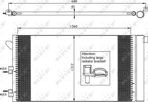 Wilmink Group WG2161200 - Конденсатор, кондиціонер autocars.com.ua