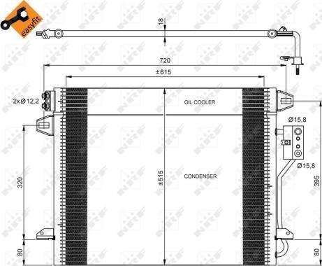 Wilmink Group WG2161204 - Конденсатор, кондиціонер autocars.com.ua