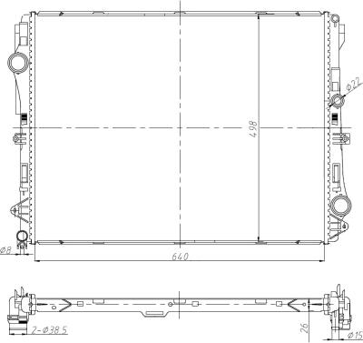 Wilmink Group WG2161893 - Радіатор, охолодження двигуна autocars.com.ua