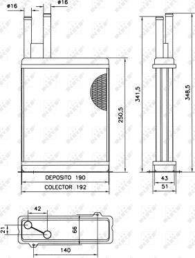 Wilmink Group WG2161909 - Теплообмінник, опалення салону autocars.com.ua