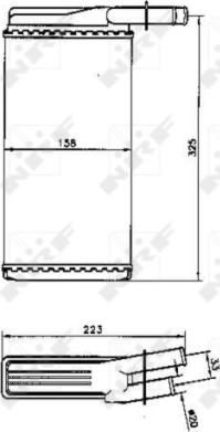 Wilmink Group WG2161933 - Теплообмінник, опалення салону autocars.com.ua