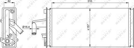 Wilmink Group WG2162018 - Теплообмінник, опалення салону autocars.com.ua