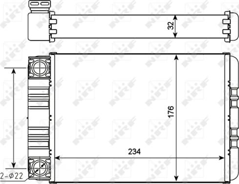 Wilmink Group WG2162032 - Теплообмінник, опалення салону autocars.com.ua