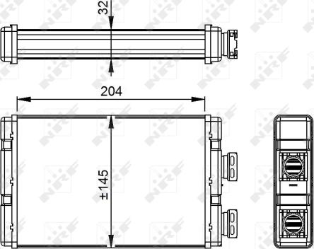 Wilmink Group WG2162052 - Теплообмінник, опалення салону autocars.com.ua