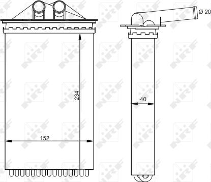 Wilmink Group WG2162085 - Теплообмінник, опалення салону autocars.com.ua