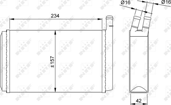 Wilmink Group WG2162244 - Теплообмінник, опалення салону autocars.com.ua