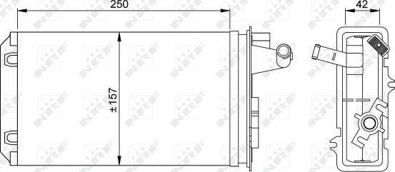 Wilmink Group WG2162252 - Теплообмінник, опалення салону autocars.com.ua