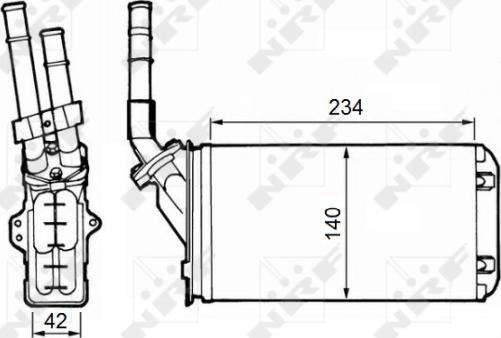 Wilmink Group WG2162256 - Теплообмінник, опалення салону autocars.com.ua