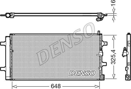 Wilmink Group WG2169896 - Конденсатор, кондиціонер autocars.com.ua