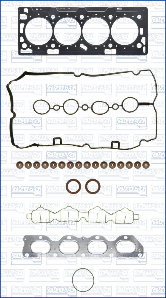 Wilmink Group WG2172293 - Комплект прокладок, головка циліндра autocars.com.ua