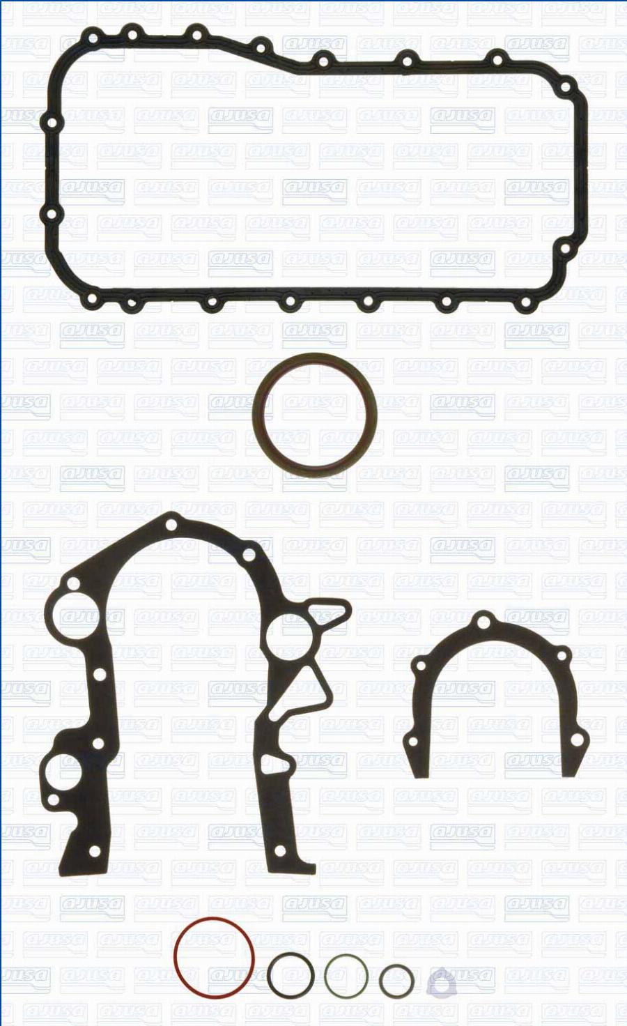 Wilmink Group WG2172503 - Комплект прокладок, блок-картер двигуна autocars.com.ua