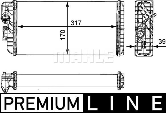 Wilmink Group WG2179995 - Теплообменник, отопление салона autodnr.net