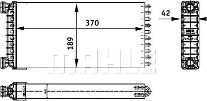 Wilmink Group WG2180002 - Теплообмінник, опалення салону autocars.com.ua