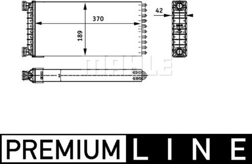 Wilmink Group WG2180002 - Теплообмінник, опалення салону autocars.com.ua