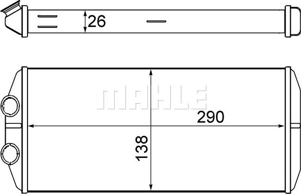 Wilmink Group WG2180021 - Теплообмінник, опалення салону autocars.com.ua