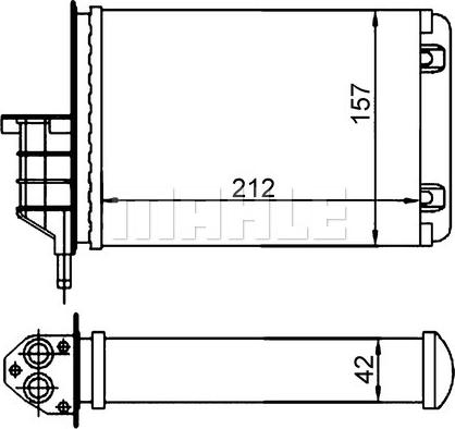 Wilmink Group WG2180054 - Теплообмінник, опалення салону autocars.com.ua