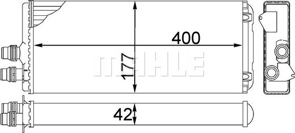 Wilmink Group WG2180097 - Теплообмінник, опалення салону autocars.com.ua