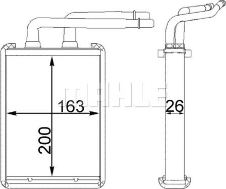 Wilmink Group WG2180100 - Теплообмінник, опалення салону autocars.com.ua